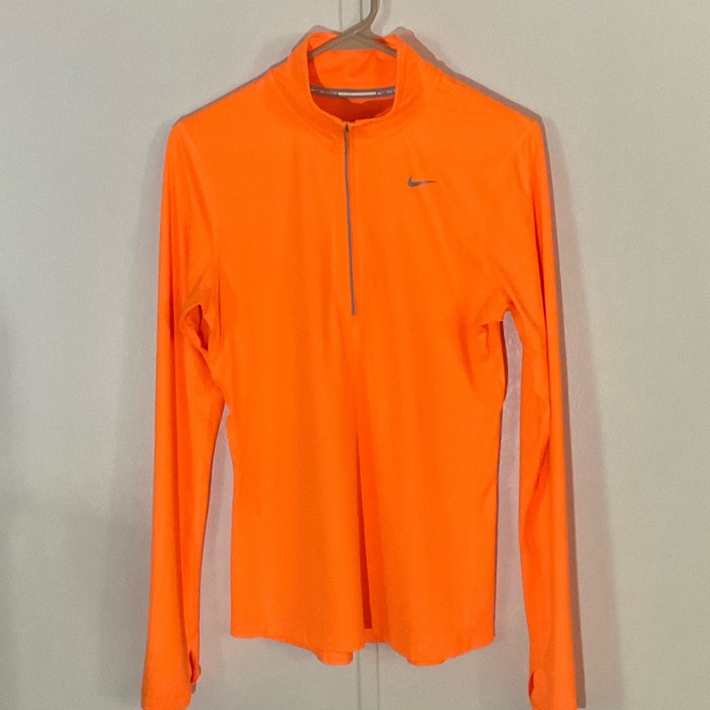 Nike Vibrant Orange Half-Zip Top